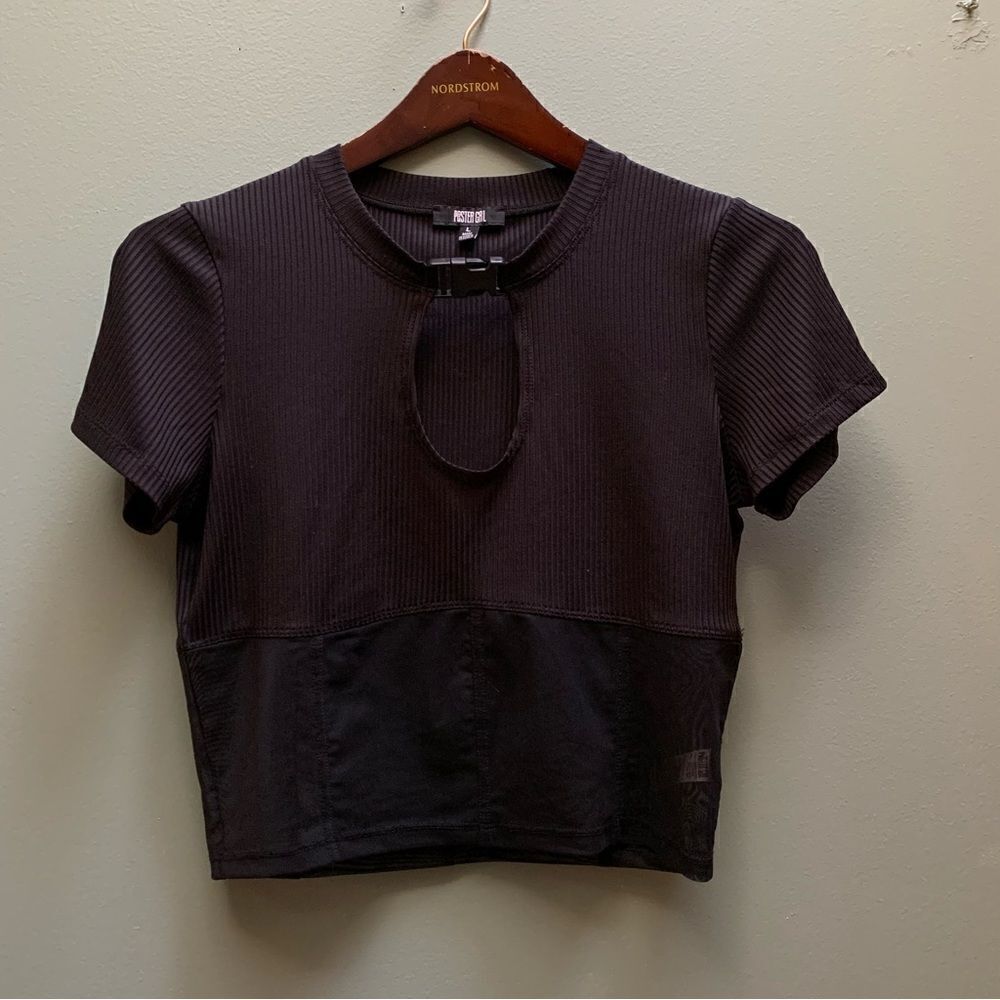 Dolls Kill Poster Girl Crop Top Large